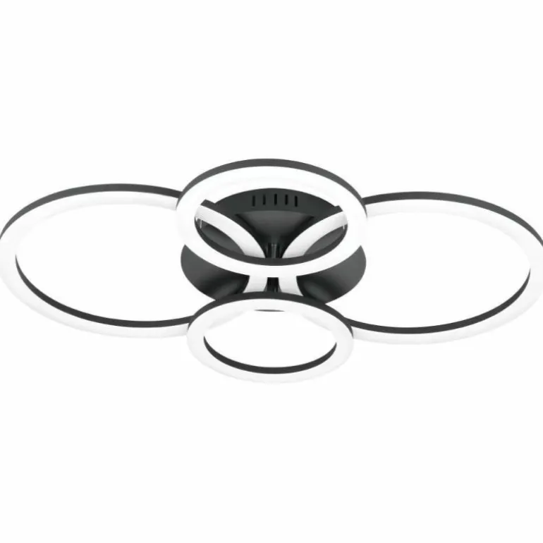 Plafonnier Eglo PARRAPOS-Z LED Noir, 1 lumière