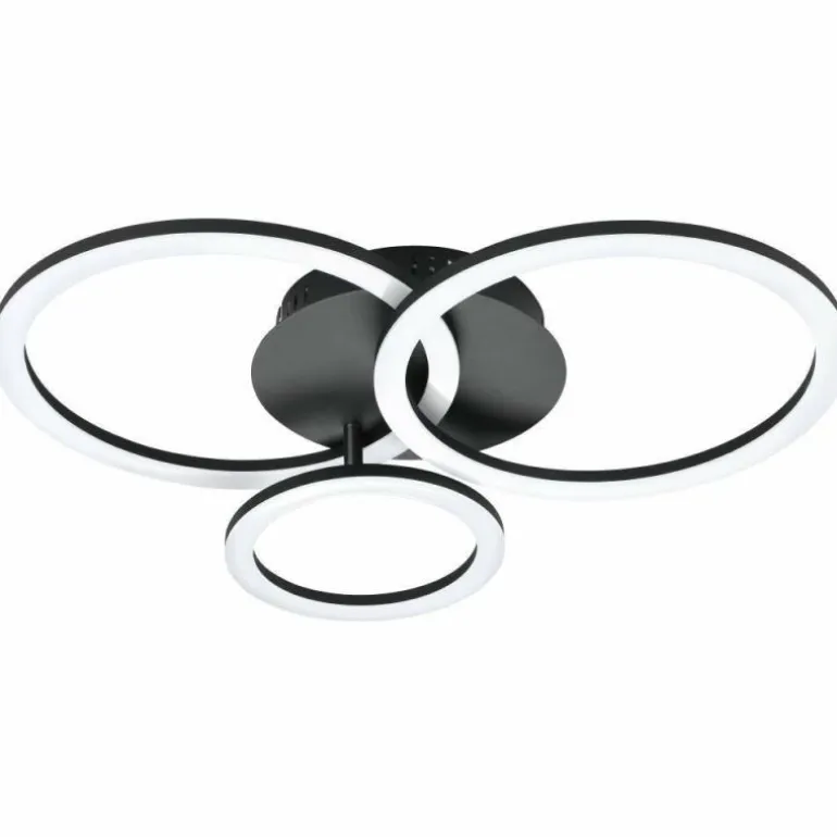 Plafonnier Eglo PARRAPOS-Z LED Noir, 1 lumière