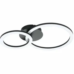 Plafonnier Eglo PARRAPOS-Z LED Noir, 1 lumière