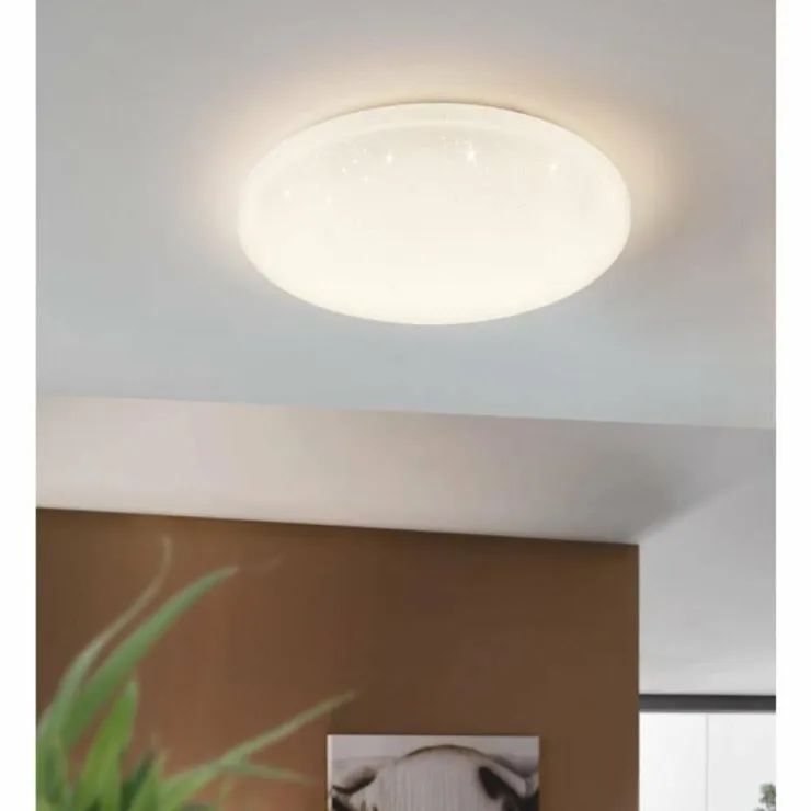 Luminaires Eglo Éclairage Led|Plafonnier Eglo POGLIOLA-S LED Blanc, 1 lumière