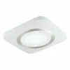 Luminaires Eglo Éclairage Led|Plafonnier Eglo PUYO-S LED Nickel mat, Blanc, 1 lumière