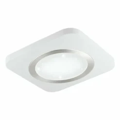 Luminaires Eglo Éclairage Led|Plafonnier Eglo PUYO-S LED Nickel mat, Blanc, 1 lumière