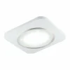 Luminaires Eglo Éclairage Led|Plafonnier Eglo PUYO-S LED Nickel mat, Blanc, 1 lumière