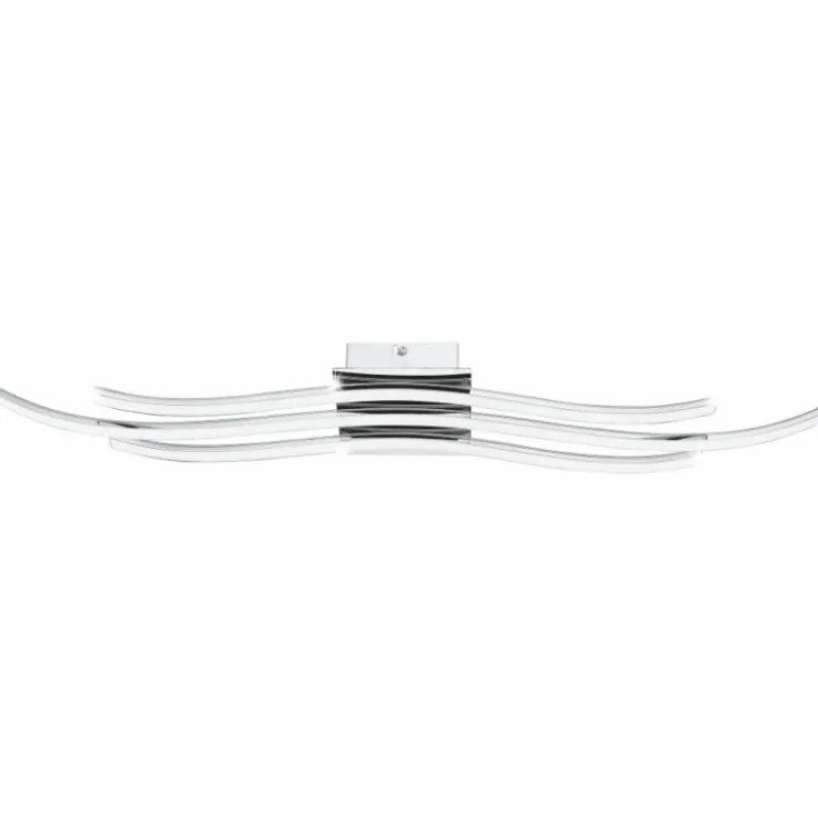 Luminaires Eglo Éclairage Led|Plafonnier Eglo Roncade LED Chrome, 3 lumières