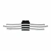 Luminaires Eglo Éclairage Led|Plafonnier Eglo RONCADE LED Noir, 1 lumière
