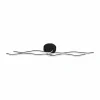Luminaires Eglo Éclairage Led|Plafonnier Eglo RONCADE LED Noir, 1 lumière