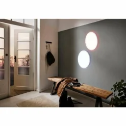 Plafonnier Eglo ROVITO-Z LED Blanc, 1 lumière, Changeur de couleurs