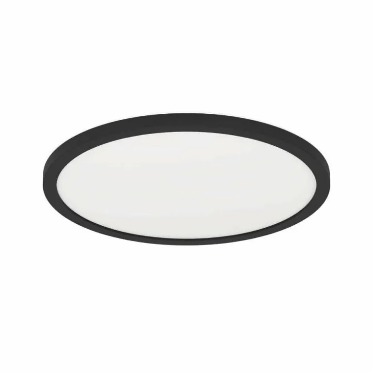 Plafonnier Eglo ROVITO-Z LED Noir, 1 lumière, Changeur de couleurs