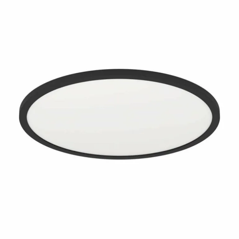 Plafonnier Eglo ROVITO-Z LED Noir, 1 lumière, Changeur de couleurs