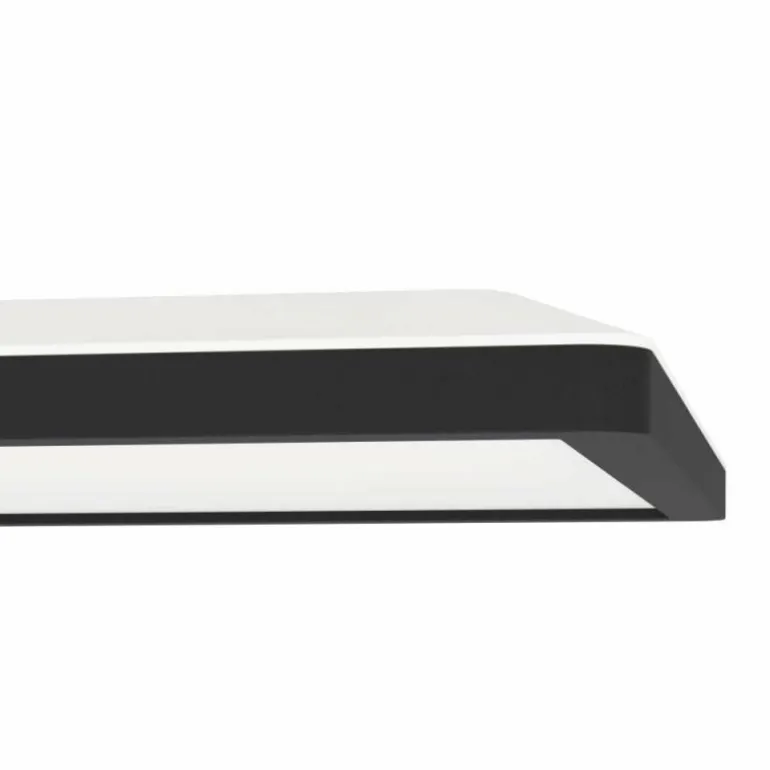 Plafonnier Eglo ROVITO-Z LED Noir, 1 lumière, Changeur de couleurs