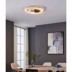 Luminaires Eglo Éclairage Led|Plafonnier Eglo RUOTALE LED Noir, 1 lumière