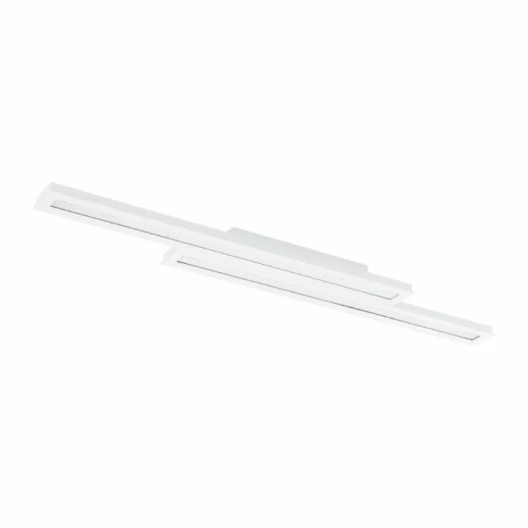 Plafonnier Eglo SALITERAS LED Blanc, 2 lumières, Changeur de couleurs