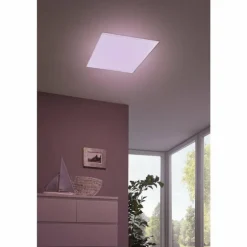 Plafonnier Eglo SALOBRENA-C LED Blanc, 1 lumière, Télécommandes, Changeur de couleurs