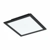 Luminaires Eglo Éclairage Led|Plafonnier Eglo SALOBRENA LED Noir, 1 lumière