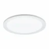 Luminaires Eglo Éclairage Led|Plafonnier Eglo SARSINA LED Blanc, 1 lumière
