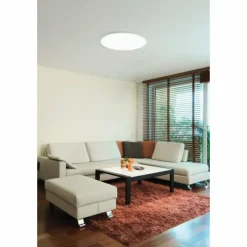 Luminaires Eglo Éclairage Led|Plafonnier EGLO SARSINA-A LED Blanc, 1 lumière, Télécommandes