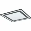Luminaires Eglo Éclairage Led|Plafonnier Eglo SAVATARILA LED Noir, 1 lumière