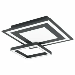 Plafonnier Eglo SAVATARILA LED Noir, 1 lumière, Changeur de couleurs