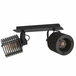 Luminaires Eglo Spots Et Projecteurs|Plafonnier Eglo SEGOVIA Noir, 2 lumières
