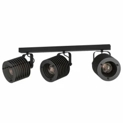 Luminaires Eglo Spots Et Projecteurs|Plafonnier Eglo SEGOVIA Noir, 3 lumières
