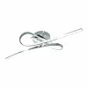 Luminaires Eglo Éclairage Led|Plafonnier Eglo SELVINA LED Chrome, 2 lumières