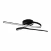 Luminaires Eglo Éclairage Led|Plafonnier Eglo SELVINA LED Noir, 1 lumière