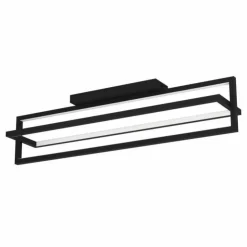 Luminaires Eglo Éclairage Led|Plafonnier Eglo SIBERIA LED Noir, 1 lumière, Télécommandes