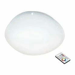 Luminaires Eglo Éclairage Led|Plafonnier Eglo SILERAS LED Blanc, 1 lumière, Télécommandes