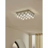 Luminaires Eglo Éclairage Led|Plafonnier Eglo TEOCELO LED Chrome, 16 lumières