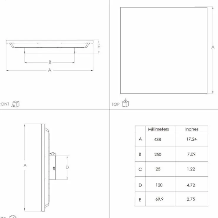 Luminaires Eglo Éclairage Led|Plafonnier Eglo TRUPIANA LED Blanc, 1 lumière