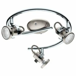 hofstein Éclairage Led|Plafonnier Eglo TUKON LED Chrome, Nickel mat, 3 lumières