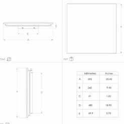 Luminaires Eglo Éclairage Led|Plafonnier Eglo TURCONA-B LED Blanc, 1 lumière