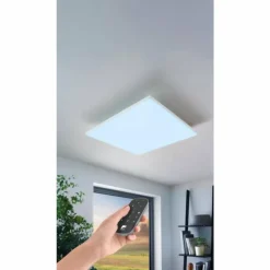 Plafonnier Eglo TURCONA-Z LED Blanc, 6 lumières, Changeur de couleurs