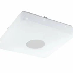 Luminaires Eglo Éclairage Led|Plafonnier Eglo VOLTAGO 2 LED Aspect cristal, Blanc, 1 lumière, Télécommandes
