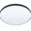 Luminaires Eglo Éclairage Led|Plafonnier Eglo ZUBIETA-A LED Noir, 1 lumière