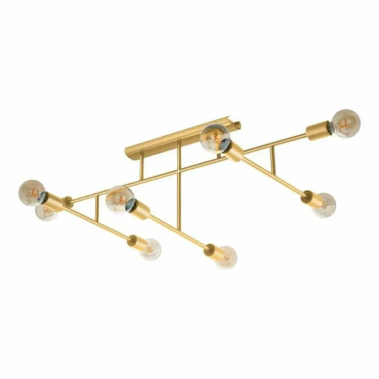 Luminaires Eglo Plafonniers|Plafonnier Eglo-Leuchten BELSIANA Laiton, 8 lumières