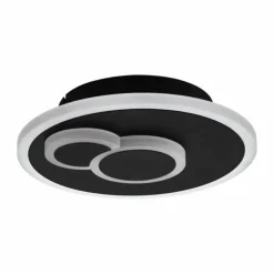 Luminaires Eglo Éclairage Led|Plafonnier Eglo-Leuchten CADEGAL LED Noir, 1 lumière