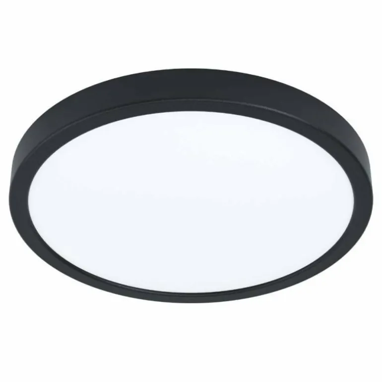Plafonnier Eglo-Leuchten FUEVA-Z LED Noir, 1 lumière