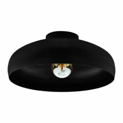 Luminaires Eglo Plafonniers|Plafonnier Eglo-Leuchten MOGANO Noir, 1 lumière