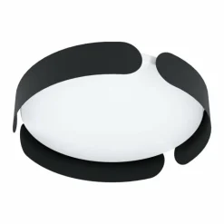 Luminaires Eglo Éclairage Led|Plafonnier Eglo-Leuchten VALCASOTTO LED Noir, 1 lumière