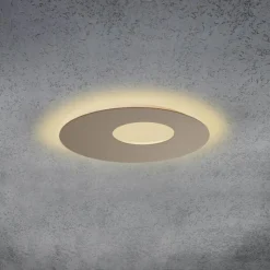 Luminaires Escale Éclairage Led|Plafonnier Escale BLADE OPEN LED Brun, Taupe, 1 lumière
