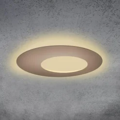 Luminaires Escale Éclairage Led|Plafonnier Escale BLADE OPEN LED Brun, 1 lumière