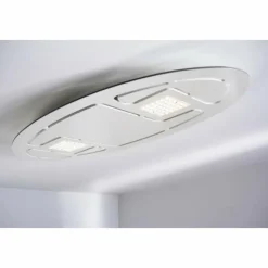 Luminaires Eva Luz Éclairage Led|Plafonnier Evaluz Ellipse LED Blanc, 2 lumières