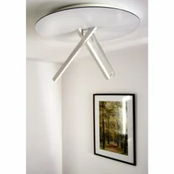 Luminaires Eva Luz Éclairage Led|Plafonnier Evaluz Orion LED Blanc, 3 lumières