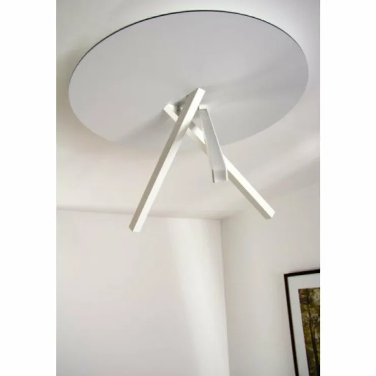 Luminaires Eva Luz Éclairage Led|Plafonnier Evaluz Orion LED Blanc, 3 lumières