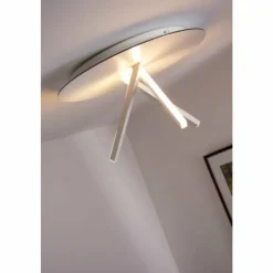 Luminaires Eva Luz Éclairage Led|Plafonnier Evaluz Orion LED Blanc, 3 lumières