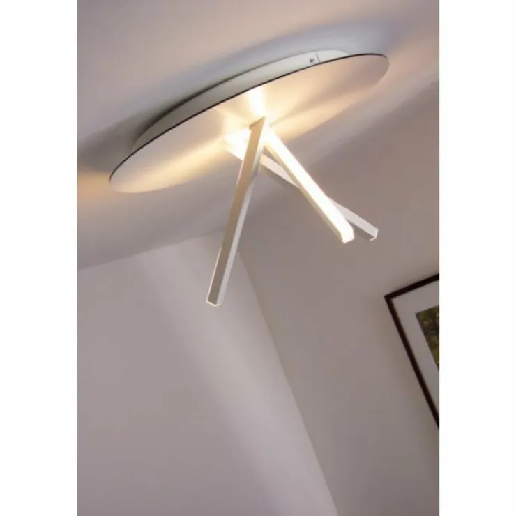 Luminaires Eva Luz Éclairage Led|Plafonnier Evaluz Orion LED Blanc, 3 lumières