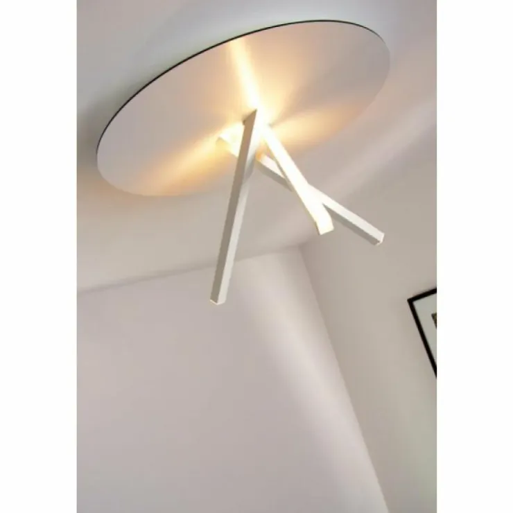 Luminaires Eva Luz Éclairage Led|Plafonnier Evaluz Orion LED Blanc, 3 lumières