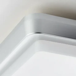 plafonnier extérieur Brilliant Devora LED Argenté, 1 lumière