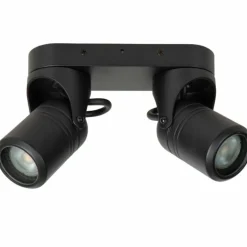 plafonnier extérieur Lucide NIORT Noir, 2 lumières